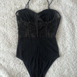 Black Lace Body Suit